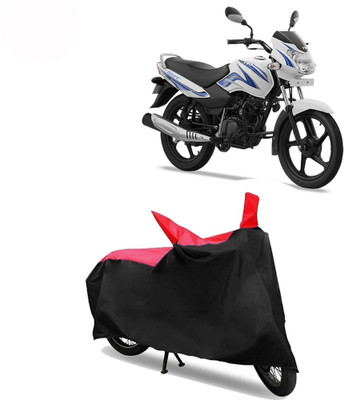 Exciting collections Two Wheeler Cover for TVS(Star Sport, Red, Black)