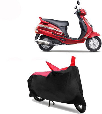 Exciting collections Two Wheeler Cover for Mahindra(Duro DZ, Red, Black)