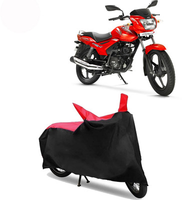 Exciting collections Two Wheeler Cover for TVS(Star City Plus, Red, Black)
