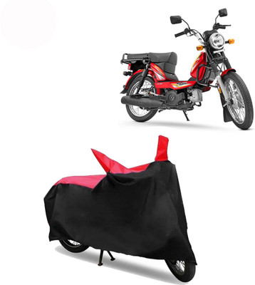Exciting collections Two Wheeler Cover for TVS(XL Super, Red, Black)