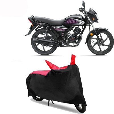 Exciting collections Two Wheeler Cover for Honda(Dream Neo, Red, Black)