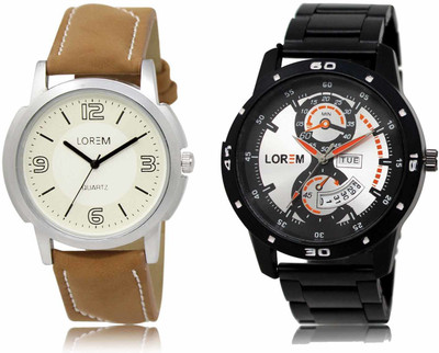 LOREM LR16-LR107 Analog Watch  - For Men