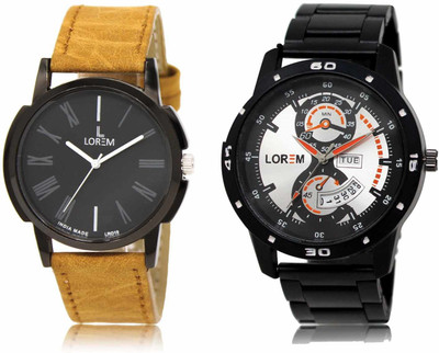 LOREM LR19-LR107 Analog Watch  - For Men