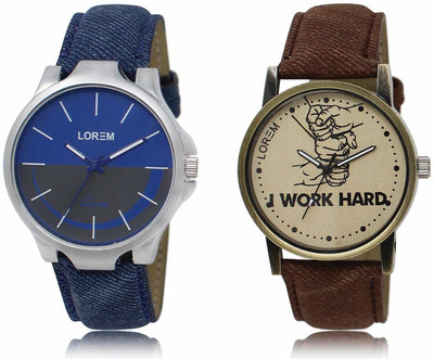 LOREM LR24-LR29 Analog Watch  - For Men