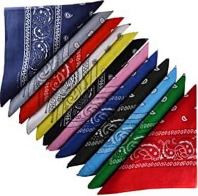 Run India Men & Women, Boys & Girls Printed Bandana(Pack of 12)