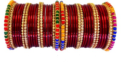 DURGANSH Glass Bangle Set(Pack of 40)