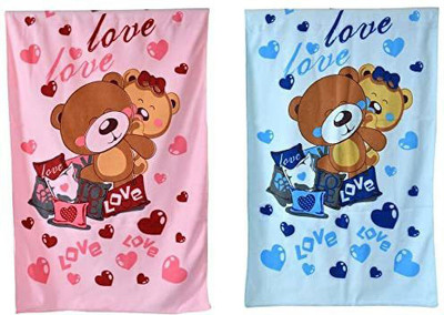 Outlay Home Microfiber 350 GSM Bath Towel Set(Pack of 2)