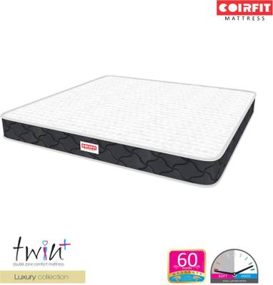 COIRFIT Twin Plus Latexo Dual Comfort 5 inch Single Memory Foam Mattress  (L x W: 84 inch x 72 inch)