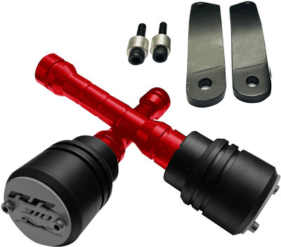 Vagary Red Bike Crash Guard Protector Frame Slider for Apache RR310(TVS)