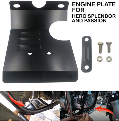 Znee Smart ZS-H-E10 ENGINE PLATE SAFETY PLATE FOR HERO BIKES Bike Engine Guard(Hero)