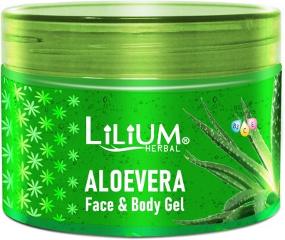 LILIUM Natural Firmness & Skin Hydrating Aloe Vera Facial Gel(250 g)