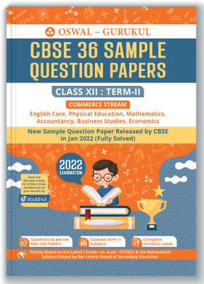 36 Sample Question Papers Commerce Cbse Class 12 Term II Exam 2022  - : Solved New SQP Pattern (Accountancy, Business Studies, Economics, Mathematics, English, Physical Education)(English, Paperback, unknown)