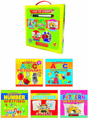 Fun to Learn- A Pack of 5 Books (with Marker Pen)(English, Paperback, unknown)