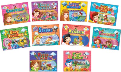 Pop-up Fairy Tales Pack - (10 Titles)(English, Board Book, Dreamland Publications)