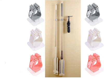 navjai Multicolor Plastic Broom Holder(6 Holders)