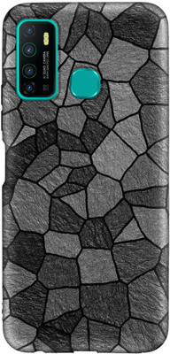 printwhiz Back Cover for Infinix Hot 9 / Infinix Hot 9 Pro / Infinix Note 7 Lite(Black, Grey)