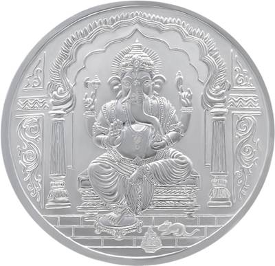 Bhima Jewellers 25gm Ganesha Silver coin S 999 25 g Silver Coin