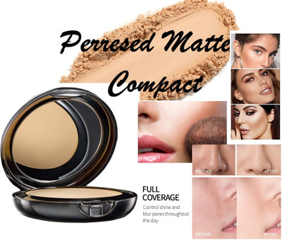AMOSFIA Waterproof High Definition Compact Powder Compact(Beige, 15 g)
