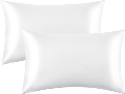 Linenovation Plain Pillows Cover(Pack of 2, 50.8 cm*91.44 cm, White)