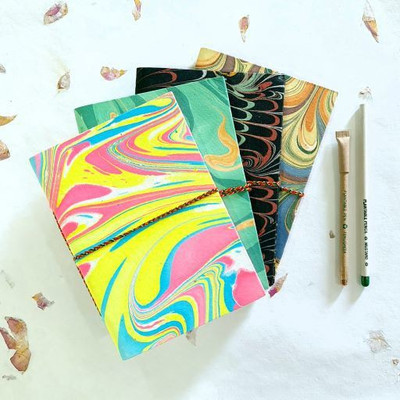 Devraaj DAIRY A5 Note Pad NO 100 Pages(MIX COLOR, Pack of 4)