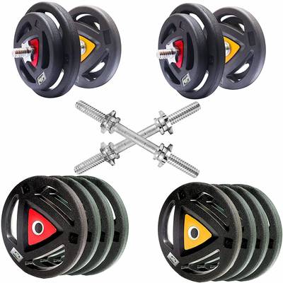 Watson Olympic Weight Plates Set, Olympic Barbell 14” cast Iron Dumbbell Set Adjustable Dumbbell