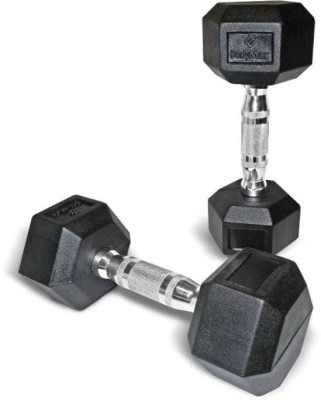 LCARNO Hexa Dumbbell 2.5 KG Hexagon Hex Dumble for Home Workout Pack Of (2.5 x 2) Fixed Weight Dumbbell(2.5 kg)