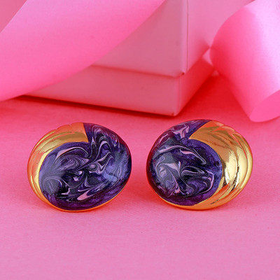 Estele Earrings Alloy Stud Earring
