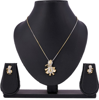 Laksh Alloy Gold-plated Multicolor Jewellery Set(Pack of 1)