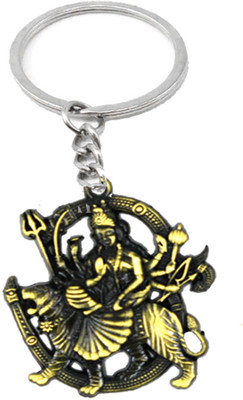 AFH Durga Mata Sherawali Bronze Decorative Gifiting Key Chain Key Chain