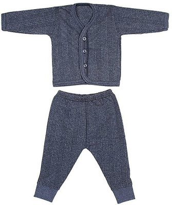 Tiny Tooth Baby Boys & Baby Girls Casual Top Pyjama(blue)