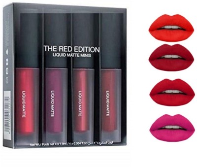 teayason Red Edition Liquid Matte Lipsticks(Red Edition, 16 ml)