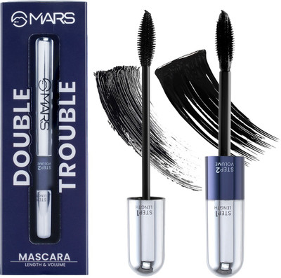 MARS 2 Step Volumizing and Lengthening Long Lasting Double Trouble Length & Volume 15 ml(M04 (DD))