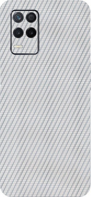 BugguSkin Realme Narzo 30 5G, realme narzo 30 5g Mobile Skin(Ultra Super Clouds Sliver Carbon Fiber Skin With High Mattte Finish.)