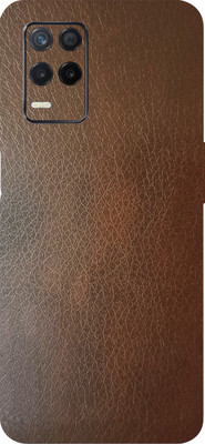 LAMHA Realme Narzo 30 5G Mobile Skin(Ultra Super Brown Leather With High Matte Finish.)