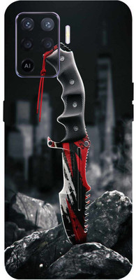 LAMHA Oppo Reno5 Lite Mobile Skin(Ultra Super Killer Knife With High Matte Finish.)