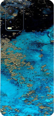 Mclaxa Blue Aqua Mobile Back Skin, Blue Aqua, VIVO Y 21 T Mobile Skin(Blue Aqua Super Matte Finish)