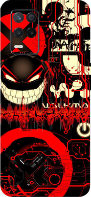 BugguSkin Realme Narzo 30 5G, realme narzo 30 5g Mobile Skin(Ultra Super Red Graffitti Skin With High Mattte Finish.)