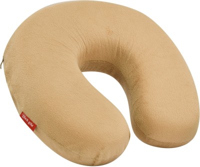 Black Gold Neck Support / Rest / Sleep / Cushion Memory Foam Pillow Medium Neck Pillow(Beige)