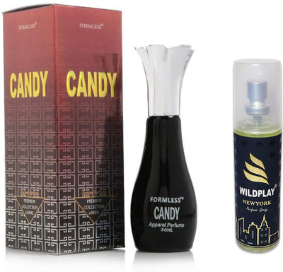 FORMLESS Candy 30ml perfume 1pc. and Newyork 50ml perfume 1pc. Perfume  -  80 ml(For Men & Women)