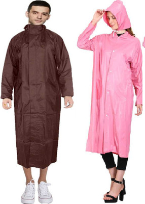 Tritika Solid Men & Women Raincoat