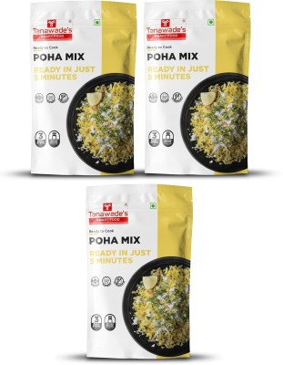 Tanawade's SMART FOOD TSF Instant Poha Mix, Ready to Cook, Pack of 3 600 g(Pack of 3)