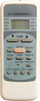 HDF AC Remote Control Compatible For  Split Window AC |HF-12 Voltas Blue Star Remote Controller(Grey & White)