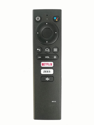BhalTech NK-V2 LED LCD Smart TV (with Voice) Netflix Zee5 Fucntion Compatible for  Nokia Remote Controller(Black)