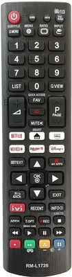 BhalTech RM-L1726 Universal with Prime Video Netflix Function Compatible for LG LED LCD Smart TV Remote Controller(Black)