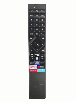 BhalTech -S8 LED LCD Smart TV (Without Voice Function) with Netflix YouTube Compatible VU Remote Controller(Black)