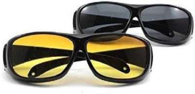Royalmint RAMDEV ENTERPRISE Night Clear HD Vision Eye Protection Sunglasses 26 Blowtorch  Safety Goggle(Free-size)