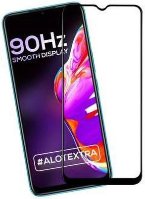 ASVALBUY Edge To Edge Tempered Glass for Infinix Hot 10s, Infinix Hot 10S(Pack of 1)