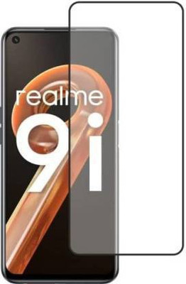 Amayra Edge To Edge Tempered Glass for Realme 9i(Pack of 1)