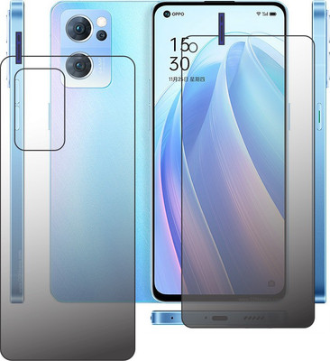 PONDRIK Front and Back Screen Guard for Oppo Reno7 5G(Pack of 2)