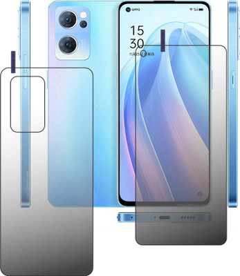 PONDRIK Front and Back Screen Guard for Oppo Reno7 5G(Pack of 2)